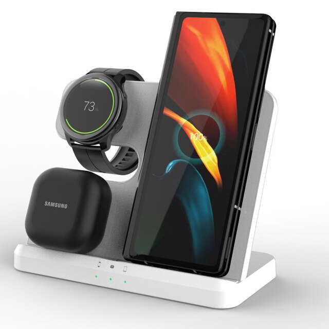 3 in 1 Wireless Charging Station - for Samsung Devices