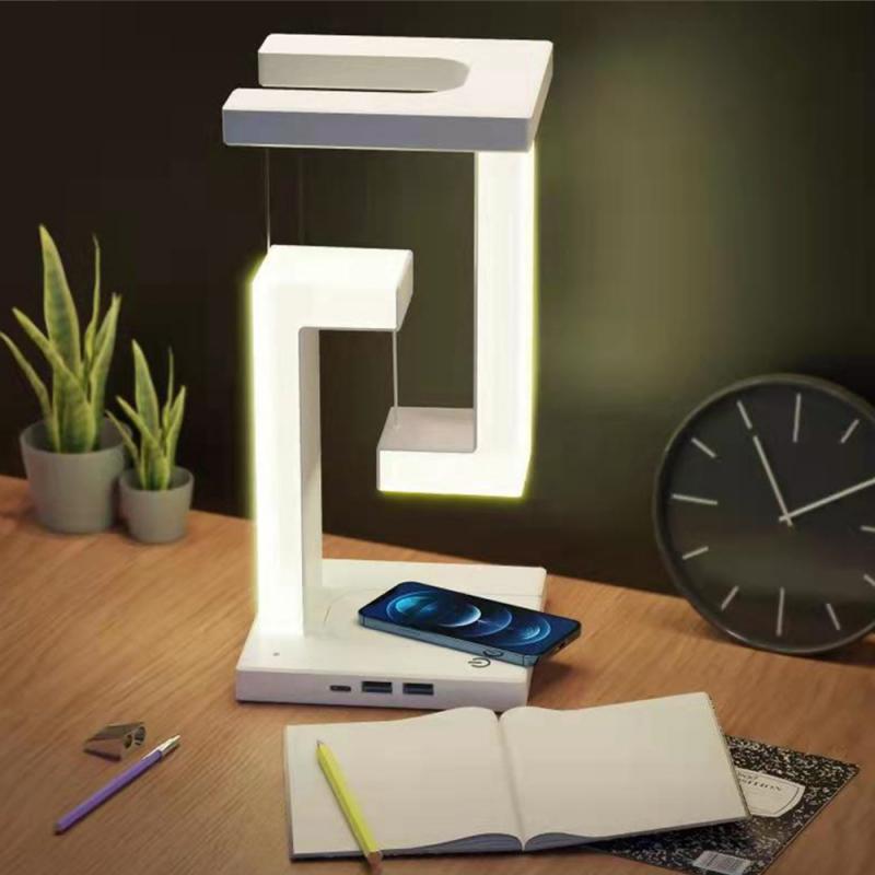 Led Table Lamp With Wireless Charger - Firenze