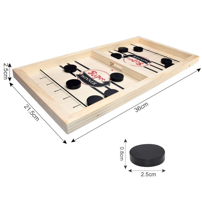 Fast Sling Puck Game - Best Interactive Game Ever - Gift For Family, Friends, Children