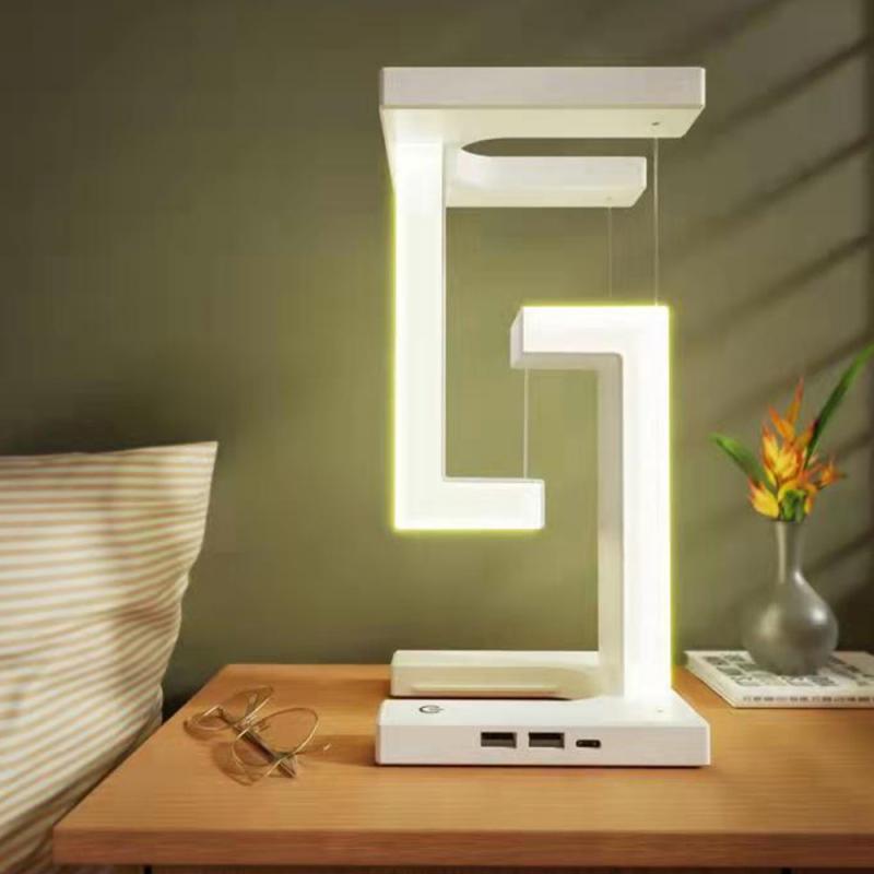 Led Table Lamp With Wireless Charger - Firenze