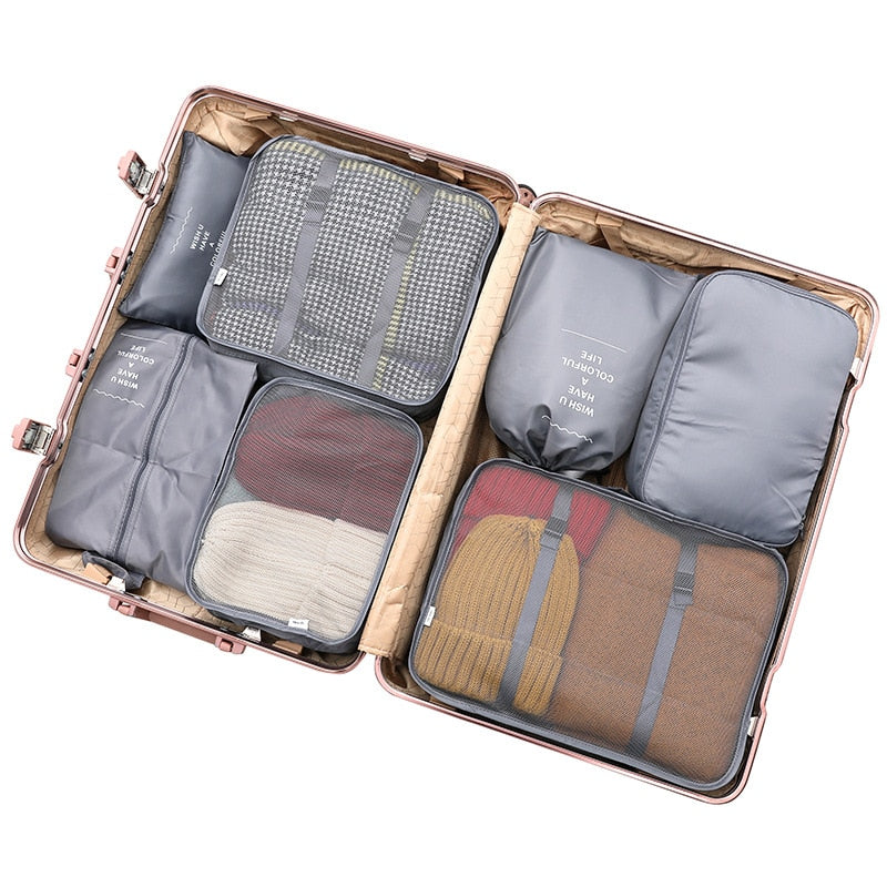 Clothing Organizer Kit for Suitcases