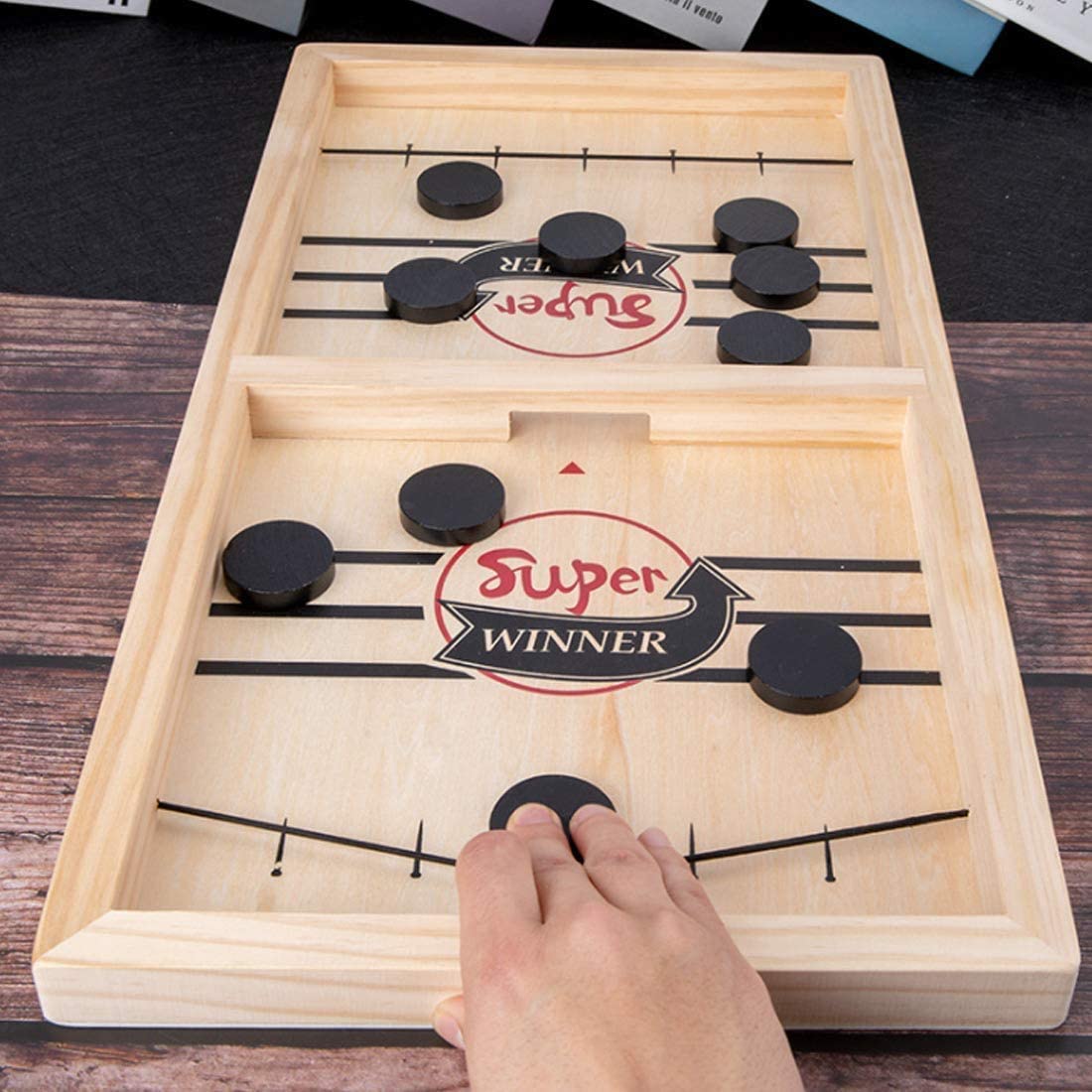 Fast Sling Puck Game - Best Interactive Game Ever - Gift For Family, Friends, Children