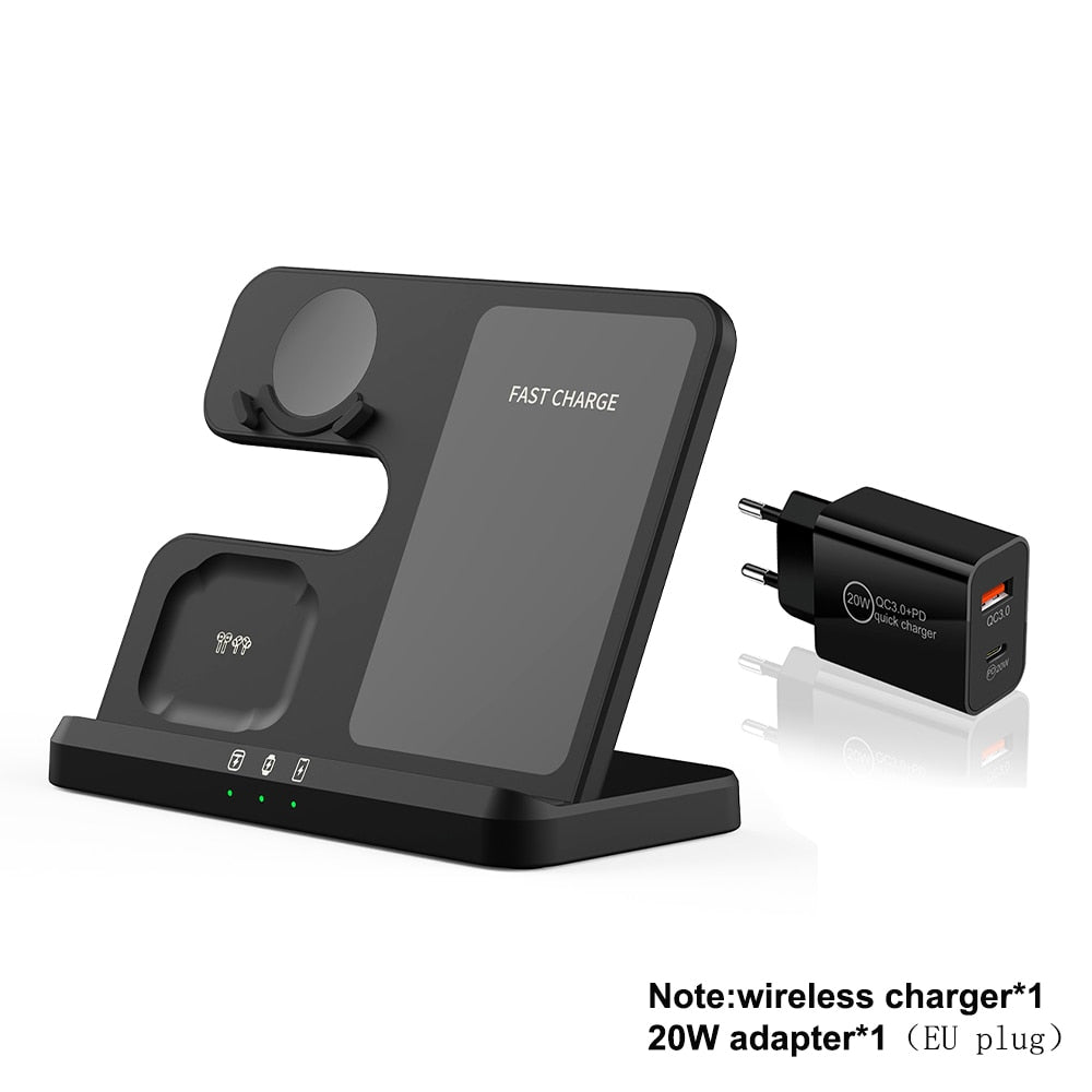 3 in 1 Wireless Charging Station - for Samsung Devices