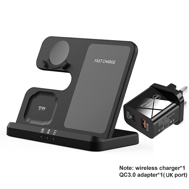 3 in 1 Wireless Charging Station - for Samsung Devices