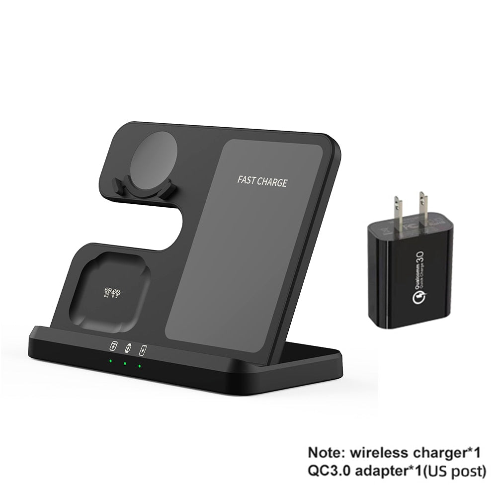 3 in 1 Wireless Charging Station - for Samsung Devices